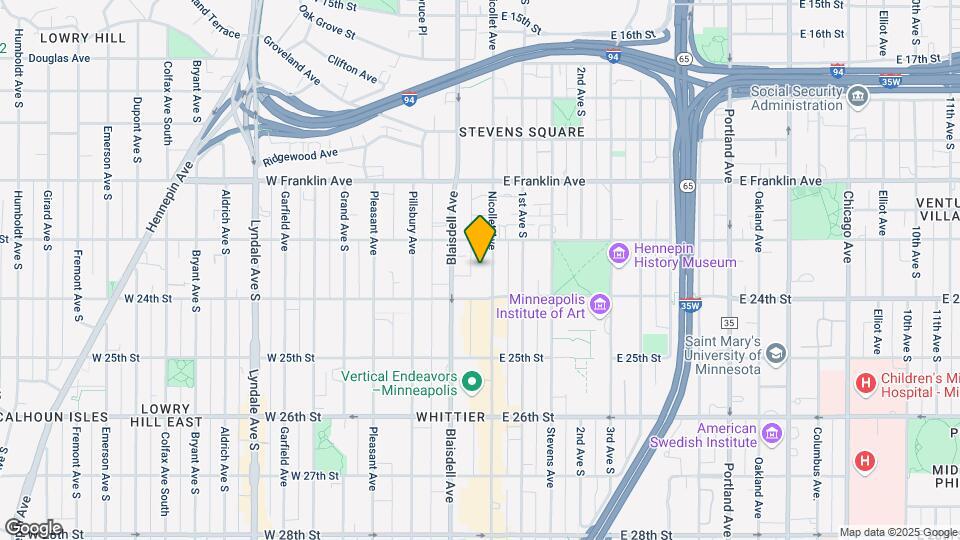 2222 Nicollet Avenue Mapa y Detalles de la Ubicación