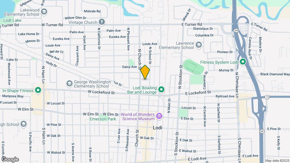 412 N Church St Mapa y Detalles de la Ubicación