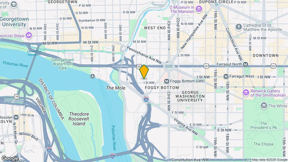 2503 I St NW Map and Location Details