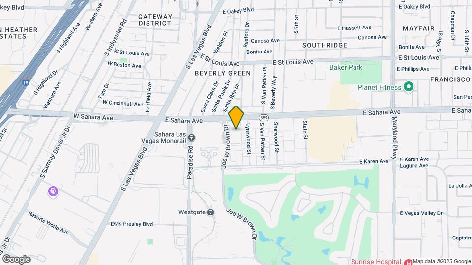 511 E Sahara Ave Map and Location Details