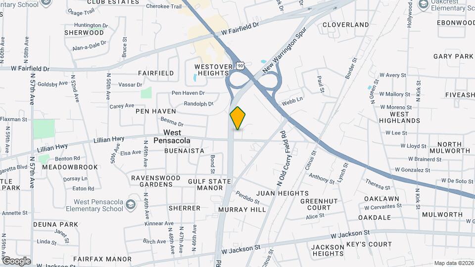 4400 Lillian Hwy, Unit 7 Mapa y Detalles de la Ubicación