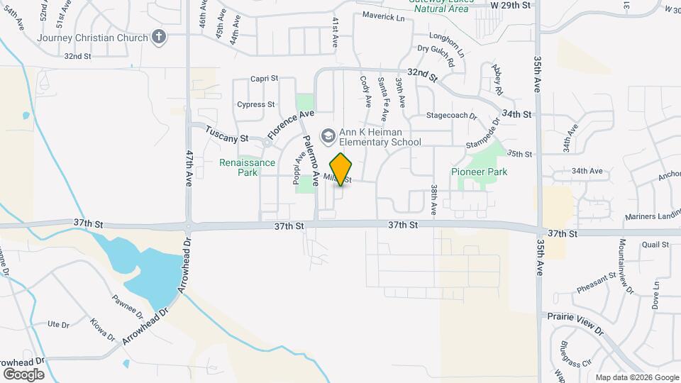 3610 Porto Fino Ave Map and Location Details