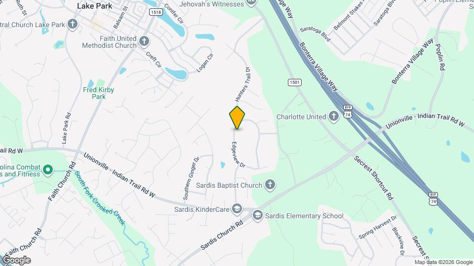 3913 Edgeview Dr Mapa y Detalles de la Ubicación