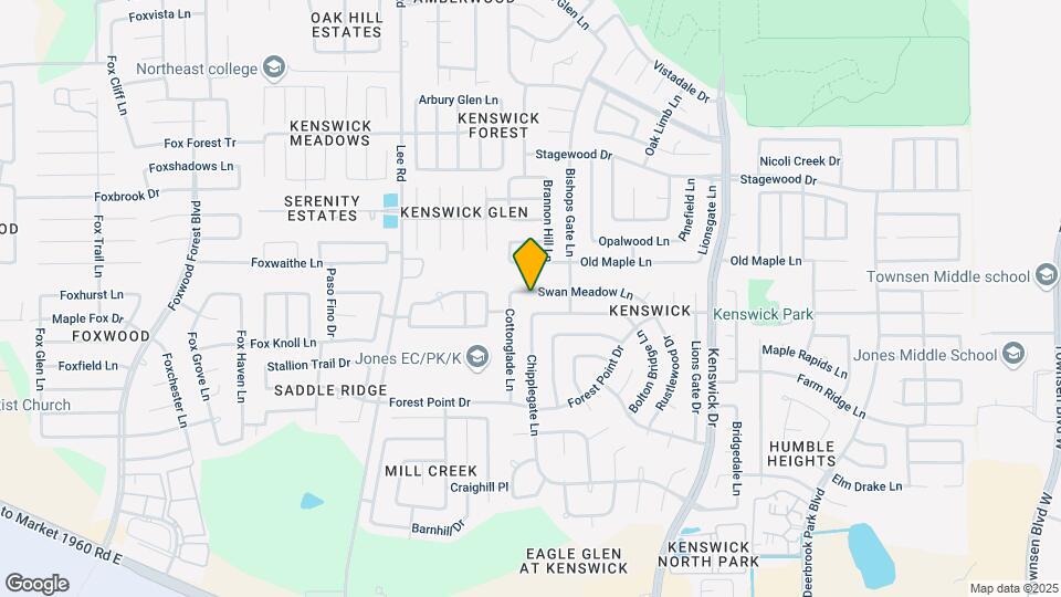 8122 Swan Meadow Ln Map and Location Details