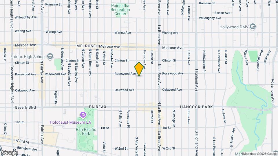 448 N Alta Vista Blvd Map and Location Details