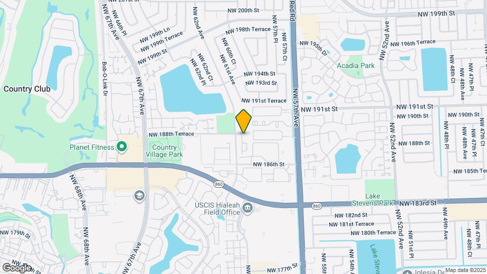 18845 NW 62nd Ave Map and Location Details