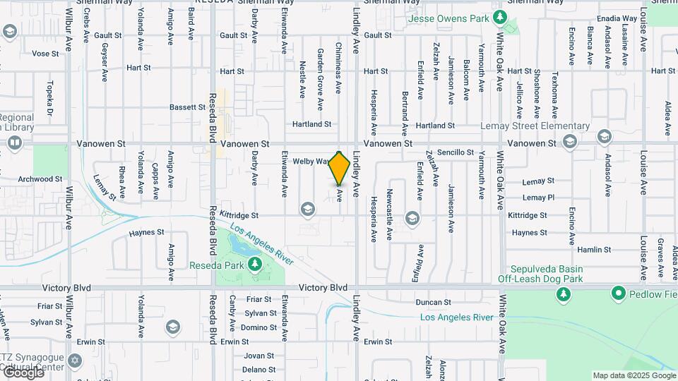 6641 Chimineas Ave Map and Location Details