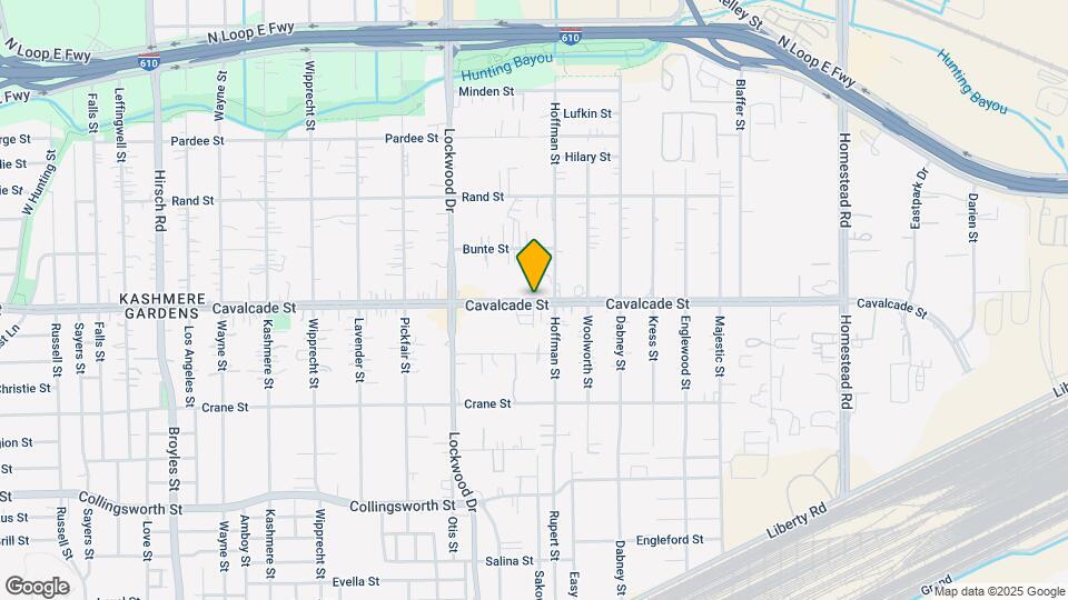 5525 Cavalcade St Map and Location Details