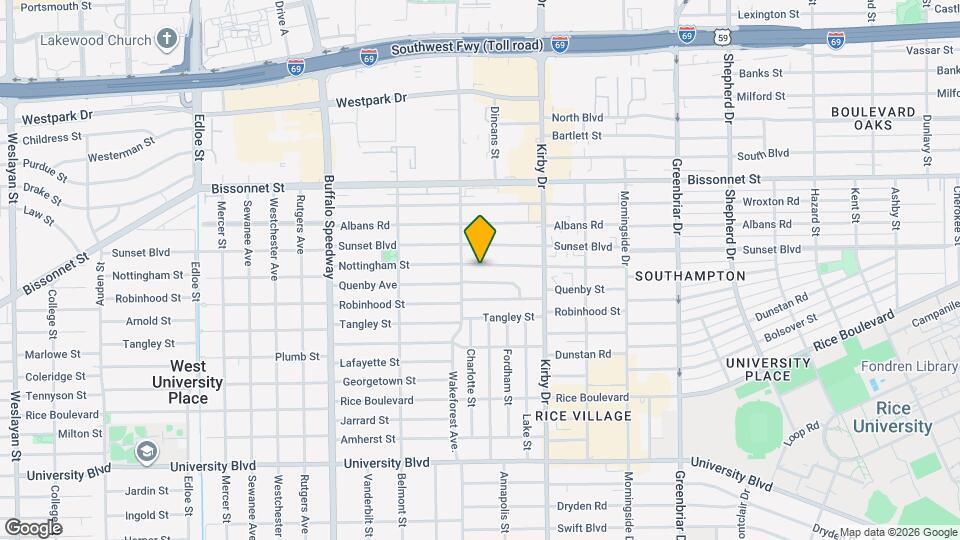2723 Nottingham St Map and Location Details