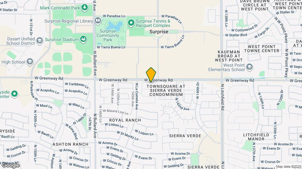 14345 W Caribbean Ln Mapa y Detalles de la Ubicación