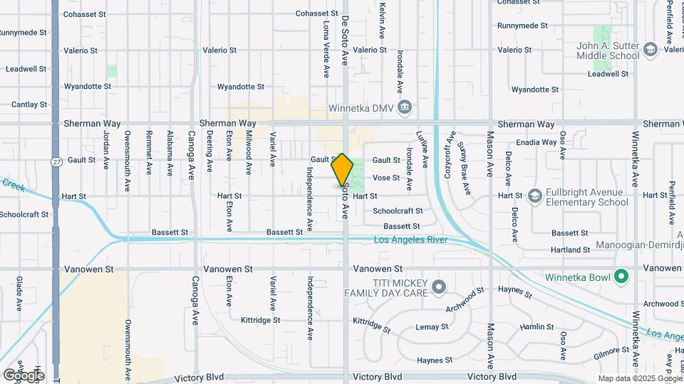 20905 Hart St Map and Location Details