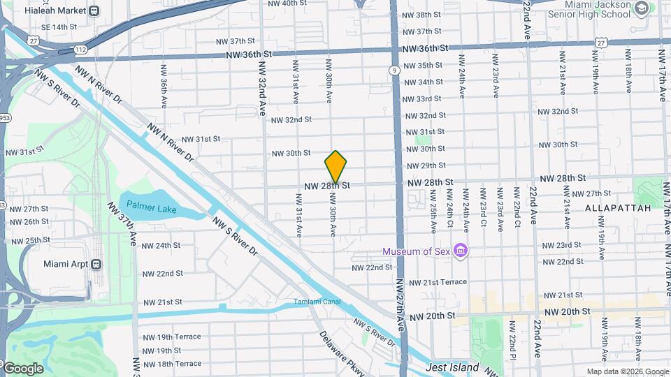 2990 NW 28th St Map and Location Details
