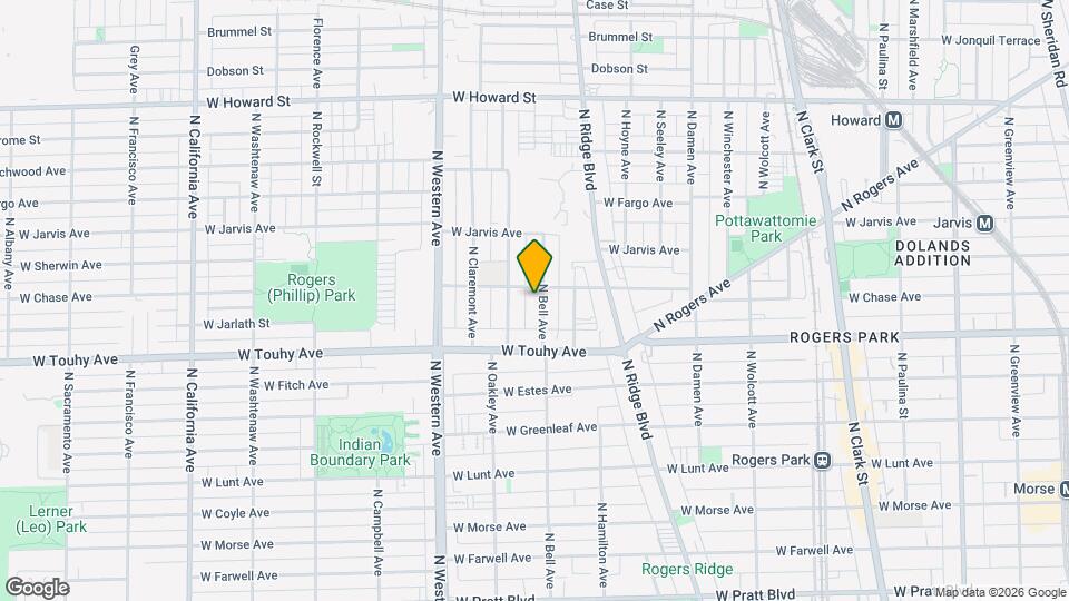 7252 N Bell Ave, Unit 1 Mapa y Detalles de la Ubicación