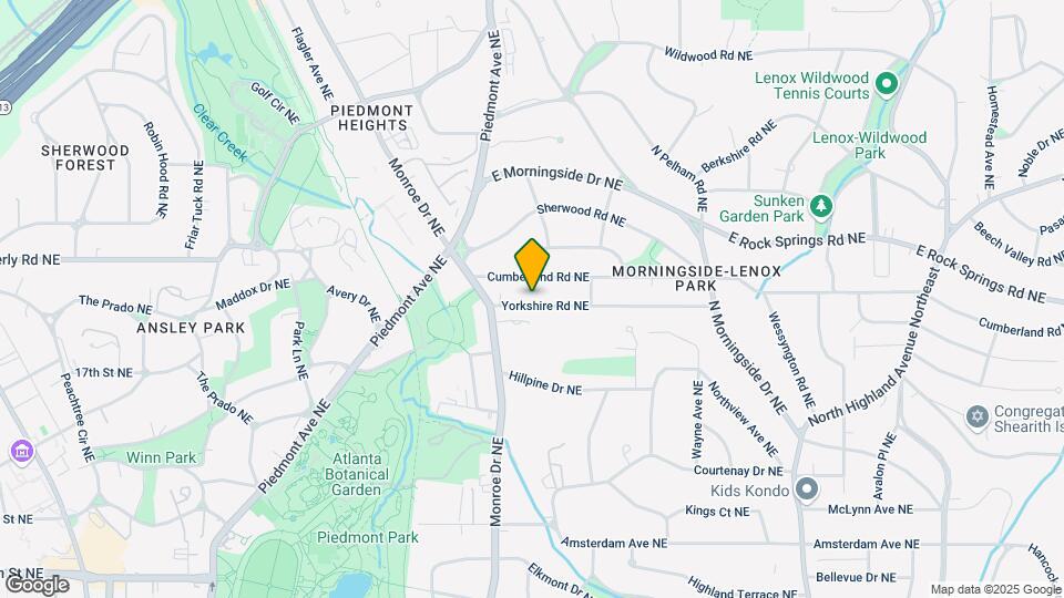 650 Yorkshire Rd NE Map and Location Details
