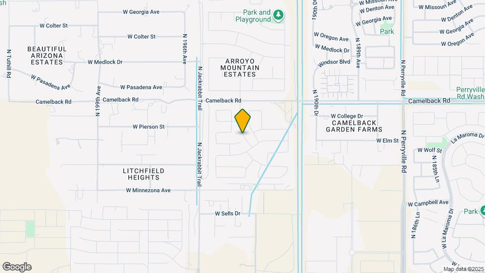 4911 N 193rd Dr Map and Location Details