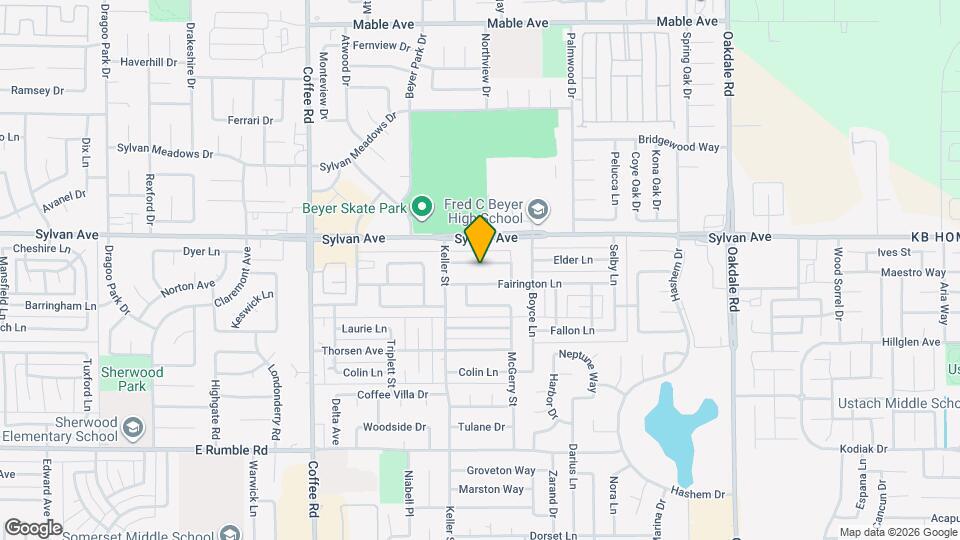 1700 Briarwood Dr Map and Location Details