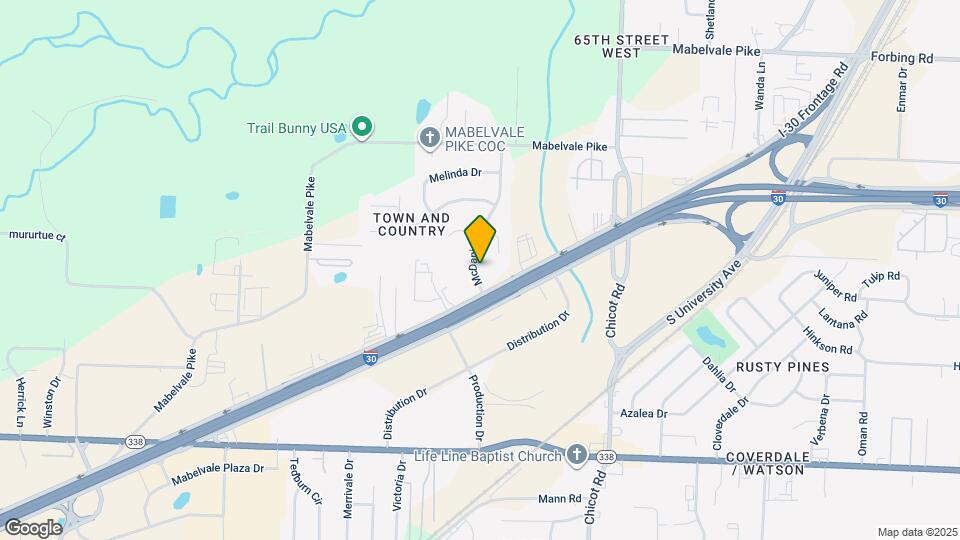 8115 McDaniel Dr Map and Location Details