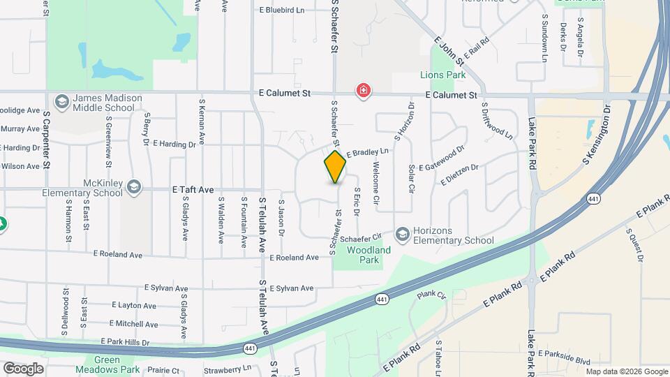 2419 S Schaefer St Map and Location Details