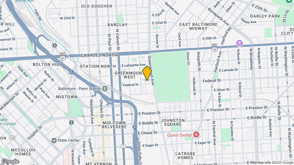 432 Federal St Map and Location Details