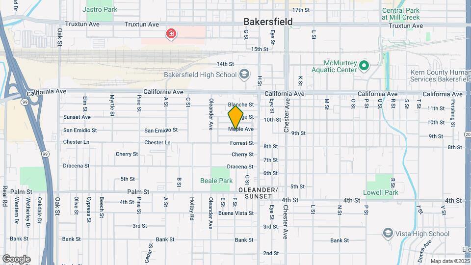 1831 Maple Ave Map and Location Details