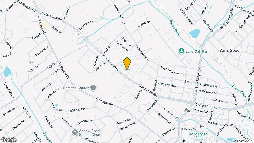 501 Hampton Townes Dr Map and Location Details