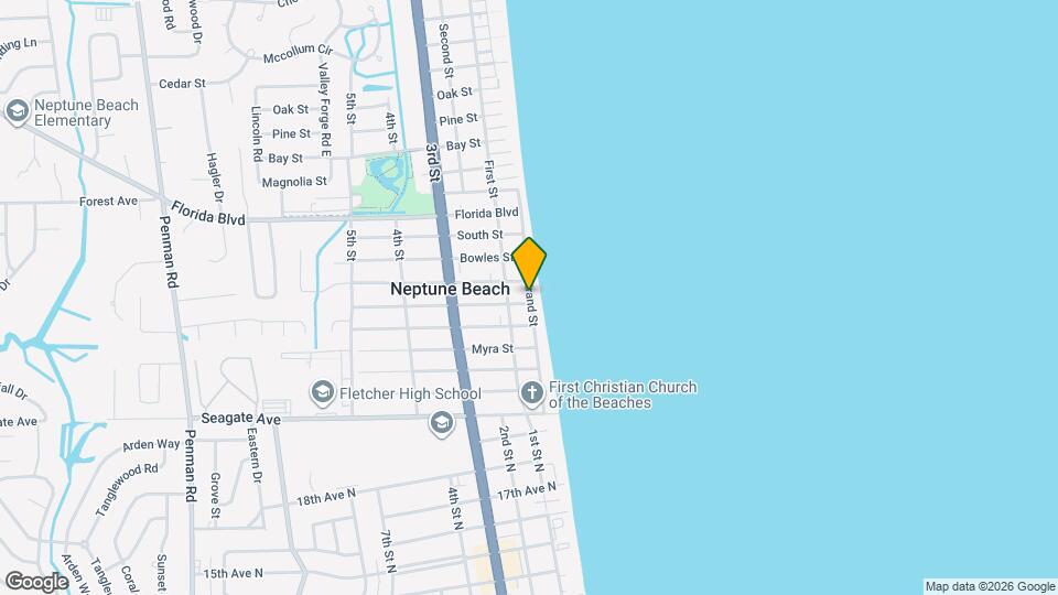 1632 Strand St Map and Location Details