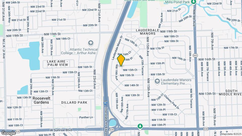 1525 NW 18th Ave Map and Location Details
