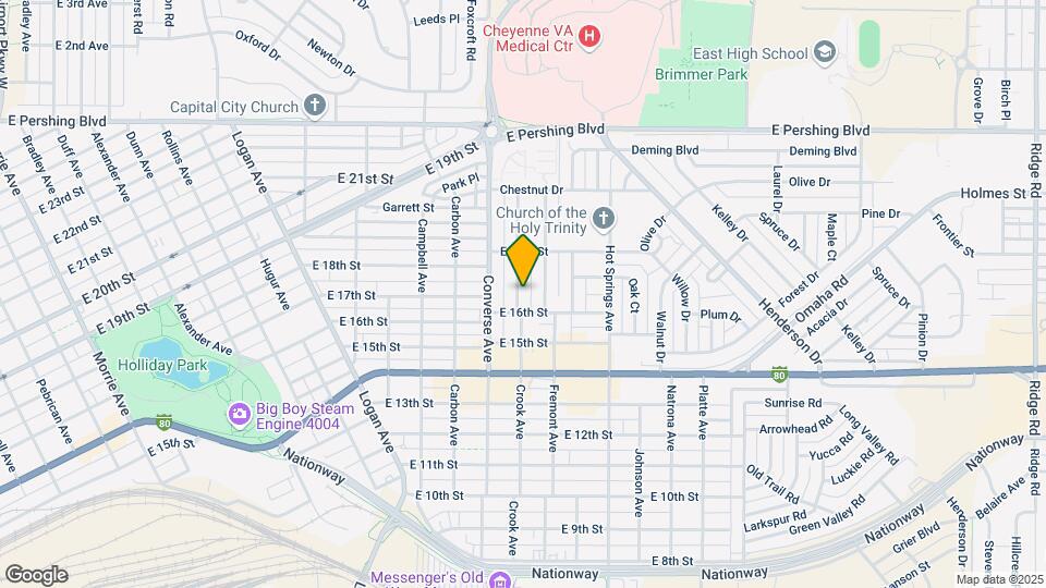 1611 Crook Ave Map and Location Details