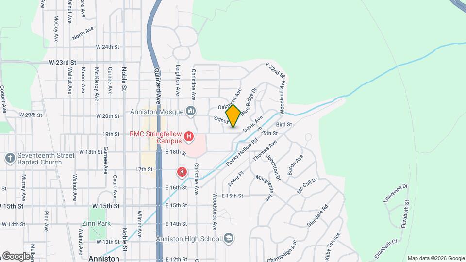 611 E 19th St Map and Location Details