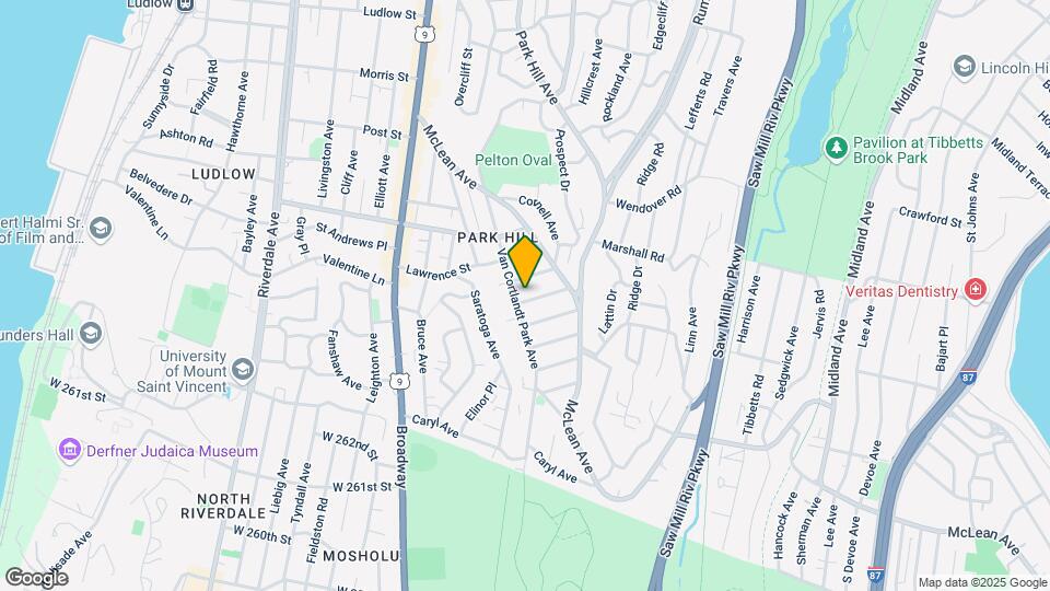 508 Van Cortlandt Park Ave Mapa y Detalles de la Ubicación