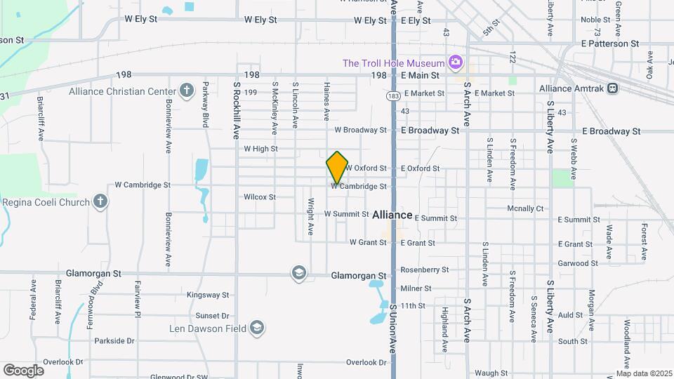 178.5 W Cambridge St Map and Location Details