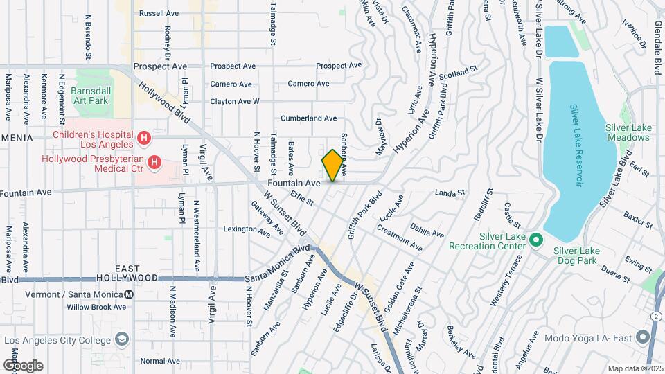 1238-1242 Manzanita St Map and Location Details