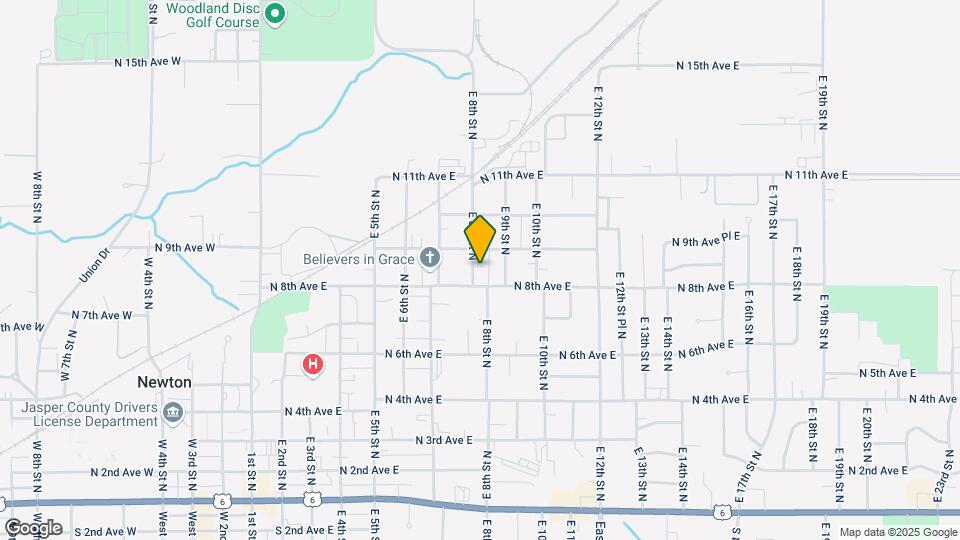 814 E 8th St N Map and Location Details