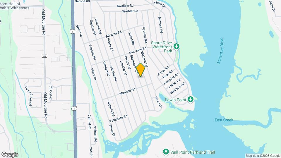 361 Shamrock Rd Mapa y Detalles de la Ubicación