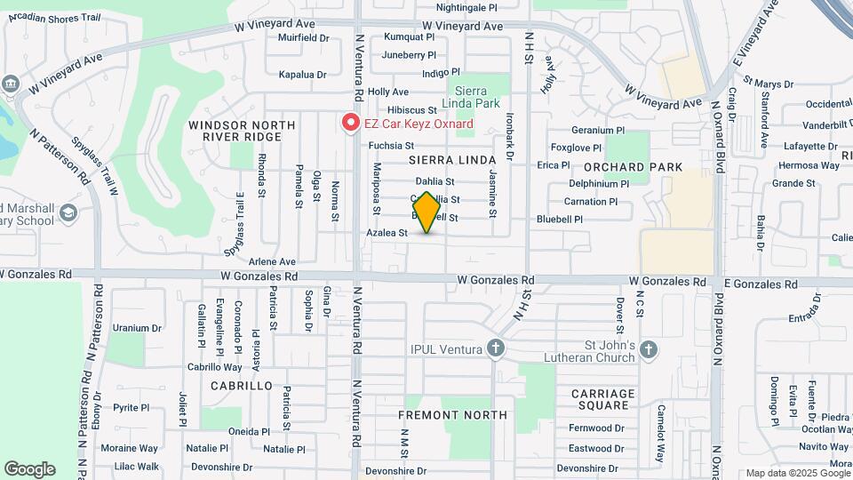 1230 Azalea St Map and Location Details