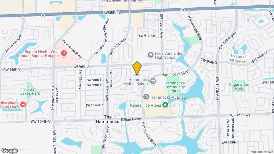 9840 Hammocks Blvd Mapa y Detalles de la Ubicación