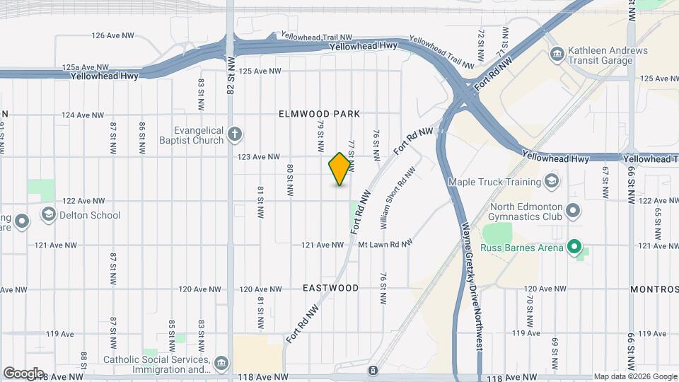 12212-12277 77 St NW Map and Location Details