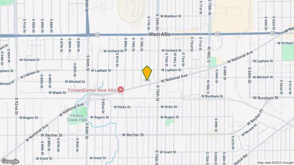 7708 W National Ave 16 unit Map and Location Details