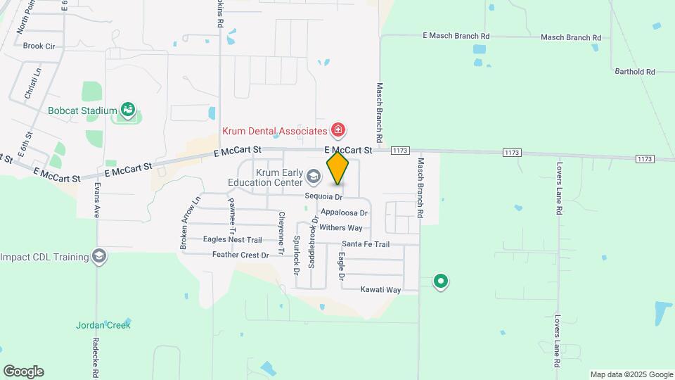 121 Thoroughbred Dr Map and Location Details