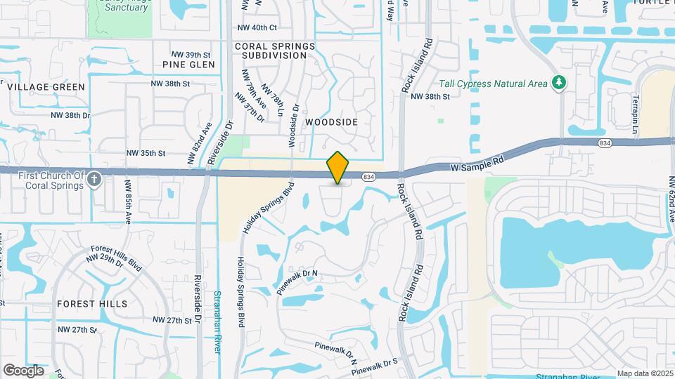 7580 Belmonte Blvd Mapa y Detalles de la Ubicación
