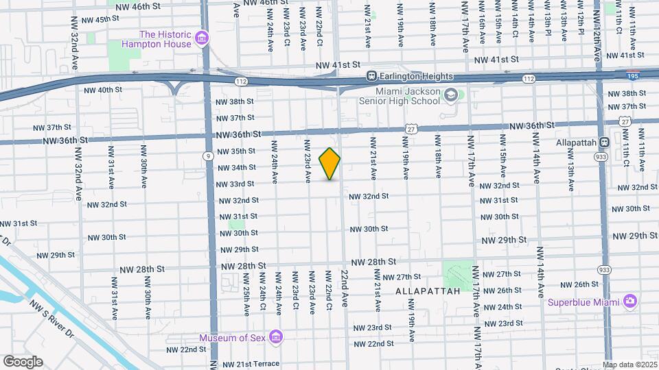 2234 NW 33rd St Map and Location Details