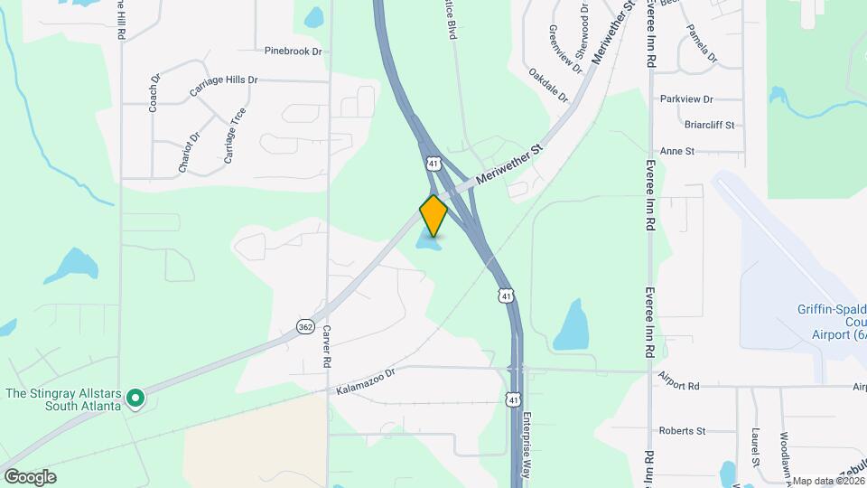 1532 Meriwether St Map and Location Details