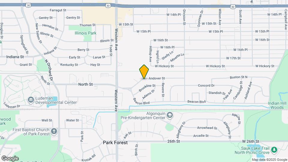 594 Andover St Map and Location Details