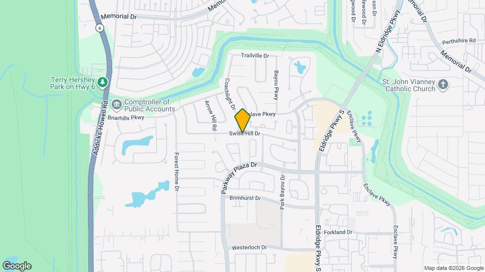13823 Swiss Hill Dr Mapa y Detalles de la Ubicación