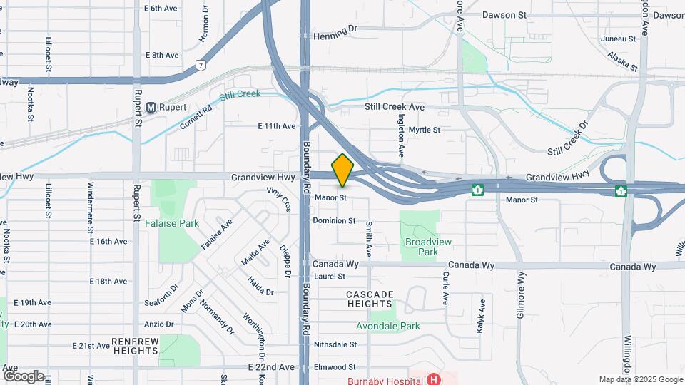 3753 Manor St Map and Location Details