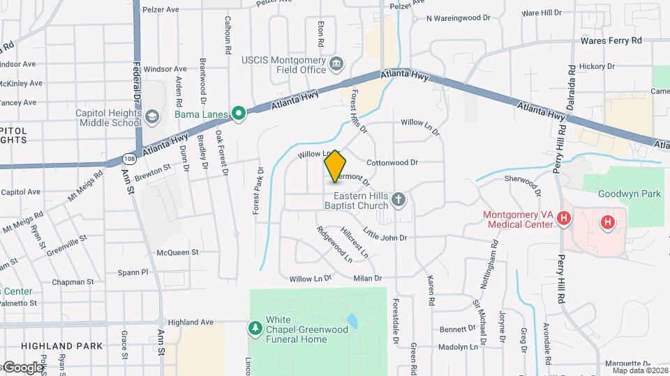 454 Forest Hills Dr Map and Location Details