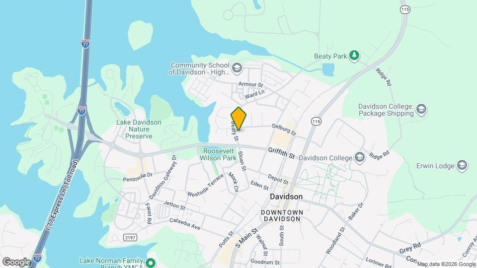 428 Beaty St Map and Location Details