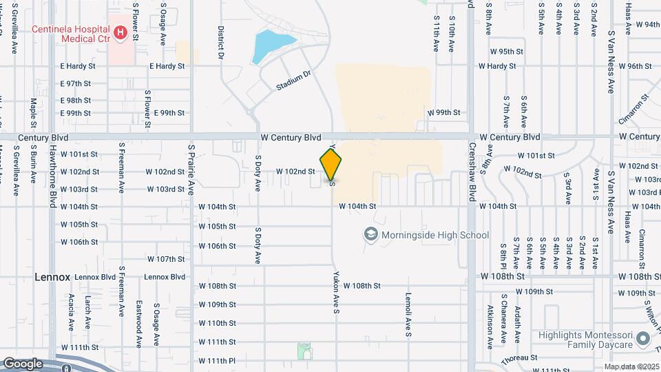 10225 Yukon Ave Mapa y Detalles de la Ubicación