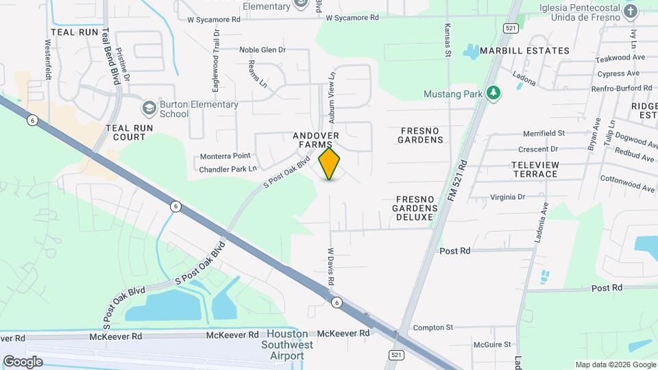 939 Andover Glen Dr Map and Location Details