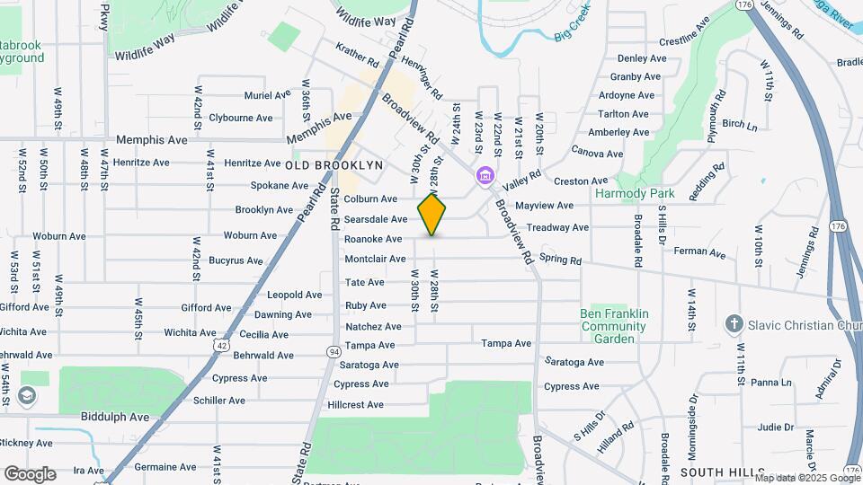 2817 Roanoke Ave Map and Location Details